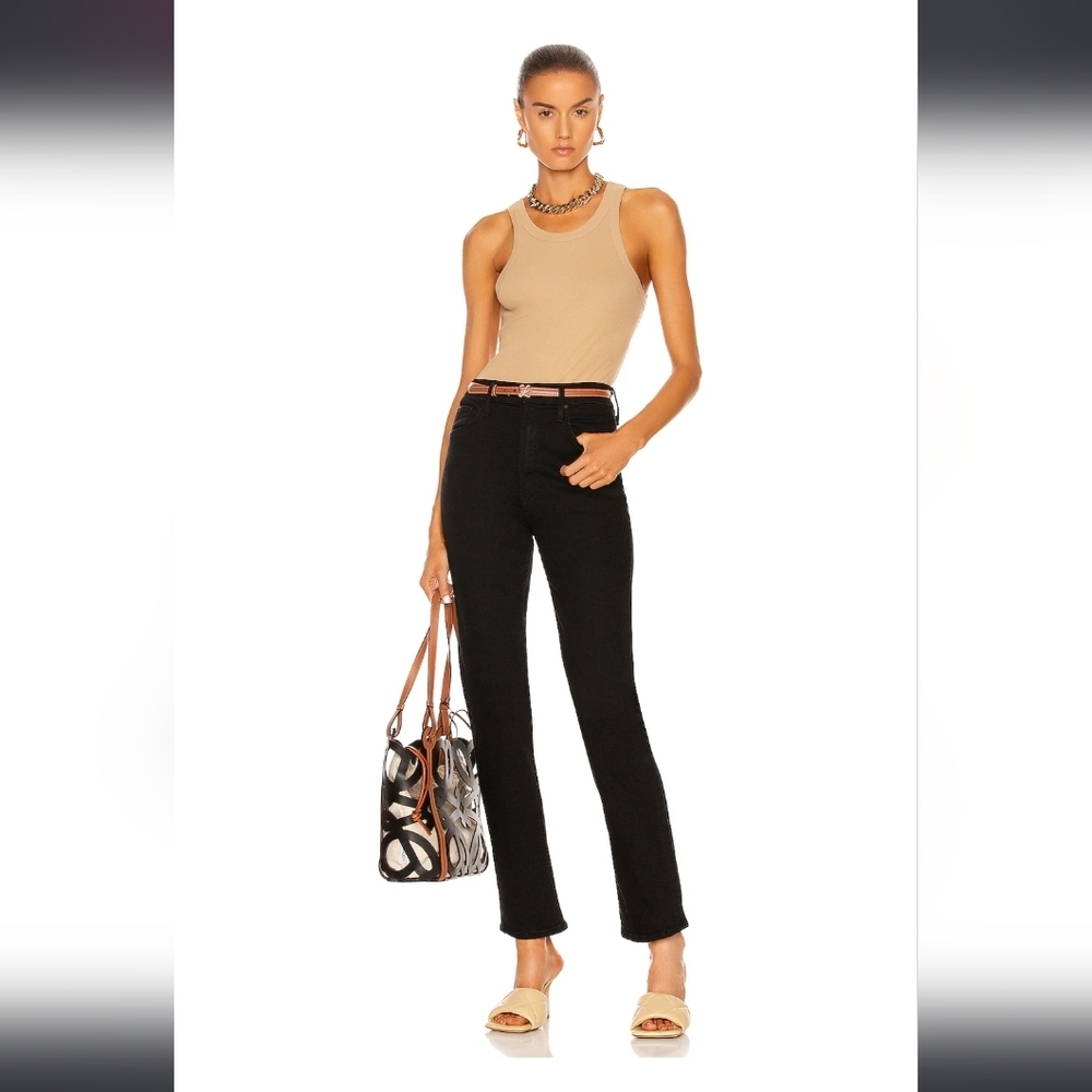 Mother Denim The Tomcat Ankle in Lasting Impression (Black) Sz 24